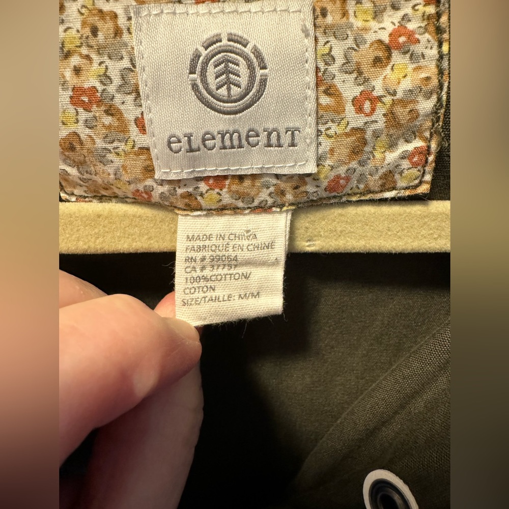 Element Army Green Lightweight Jacket - image 4